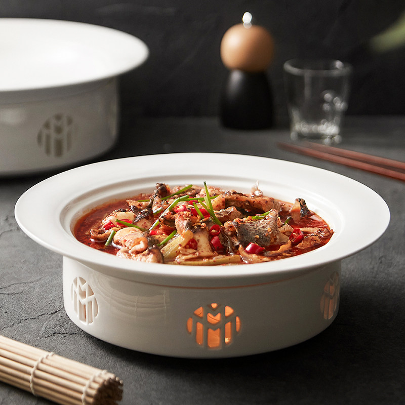 造器水煮鱼酸菜鱼家用大盆碗加热保温菜盘陶瓷酒店餐具商用大汤碗,餐饮具,碗,淘宝优惠券,粉丝福利购,淘宝优惠卷
