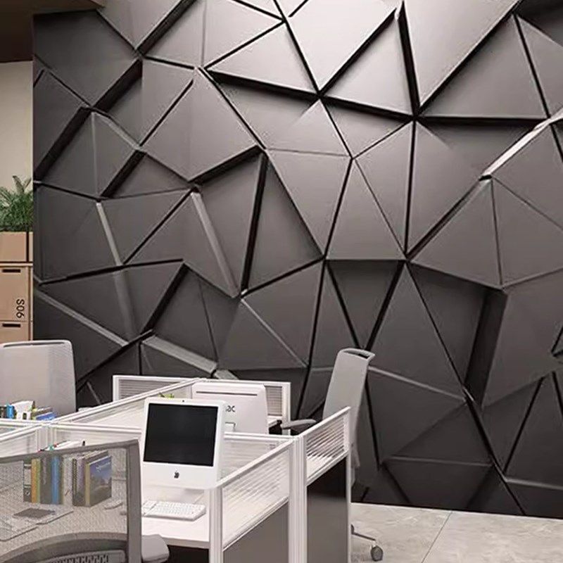 3D立体几何凹凸科技感壁纸ktv网吧办公室前台装修背景墙纸工业风,家装主材,定制壁画,淘宝优惠券,粉丝福利购,淘宝优惠卷