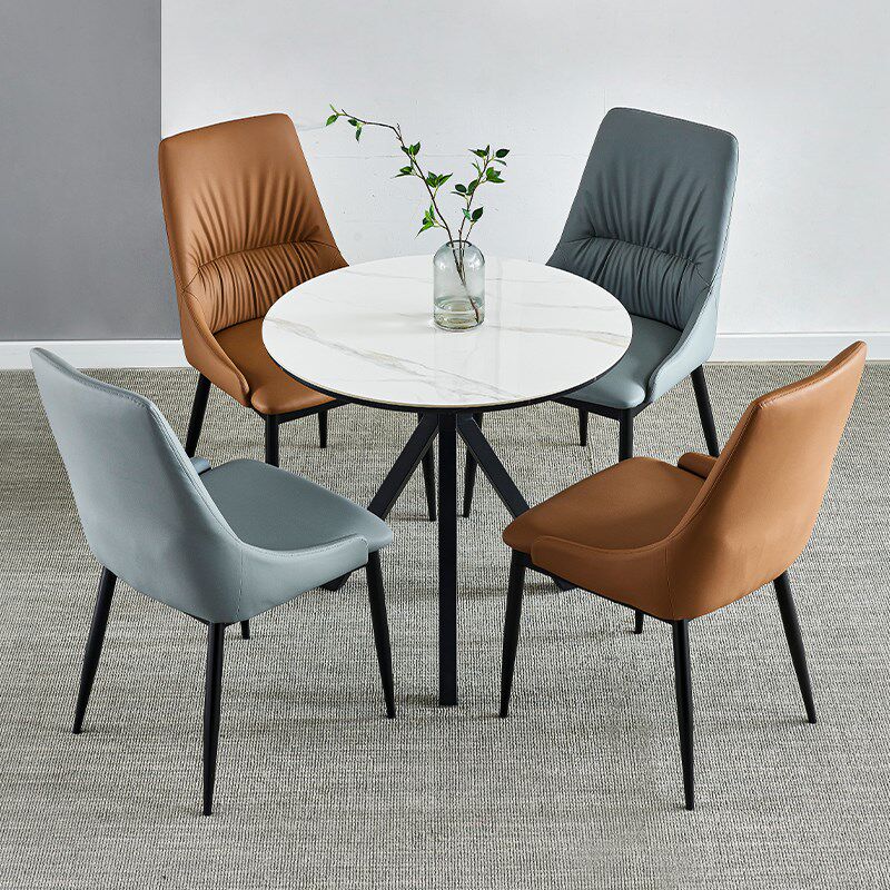 岩板圆桌餐桌办公休闲会客接待洽谈桌椅组合阳台桌子郁金香小圆桌,住宅家具,岩板餐桌,淘宝优惠券,粉丝福利购,淘宝优惠卷