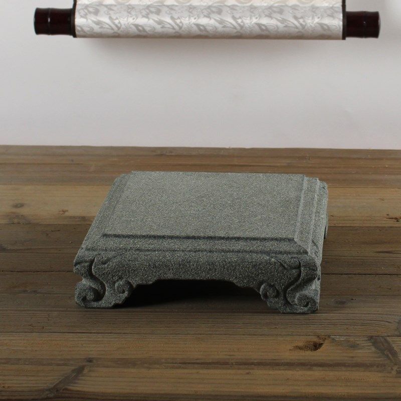 天然青石花盆架石雕手工石头盆台石架案台茏班青台座盆景底座订制,鲜花速递/花卉仿真/绿植园艺,花架,淘宝优惠券,粉丝福利购,淘宝优惠卷