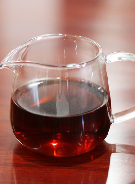 大益普洱茶 益工坊 公道杯耐热玻璃功夫茶具配件 公道杯350ml