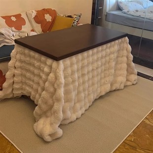 烤火被电烤火箱湖南烤火被桌罩方形加绒加厚取暖炉办公室盖脚毯子