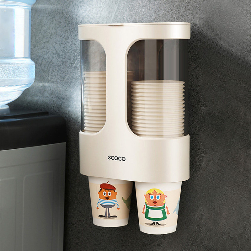 家用纸杯架一次性水杯架挂壁式饮水机塑料杯子架取杯器自动取杯架,家庭/个人清洁工具,杯架,淘宝优惠券,粉丝福利购,淘宝优惠卷