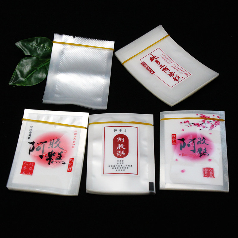 7*10阿胶糕纯手工包装袋印花压缩固元膏加厚家用密封食品包装袋