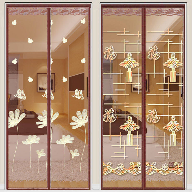 魔术贴防蚊门帘夏季高档磁性纱门加密家用卧室隔断静音纱窗免打孔,居家日用,纱窗/纱门,淘宝优惠券,粉丝福利购,淘宝优惠卷