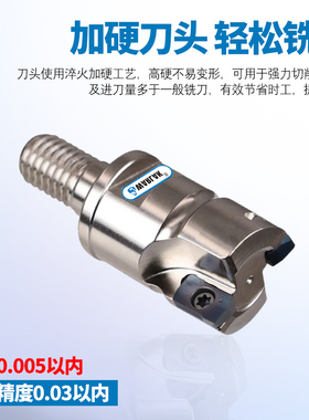 螺纹式锁牙头戴杰YPHW1003刀片钨钢抗震刀杆可换头锁牙头YP1003