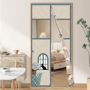 冬季加厚棉门帘家用防风磁吸魔术贴室外卧室防寒保暖挡风隔断门帘