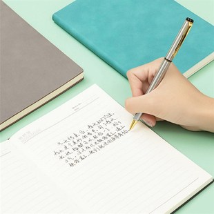 定制记事本a5简约商务加厚笔记本软皮面会议本子大学生手账印logo