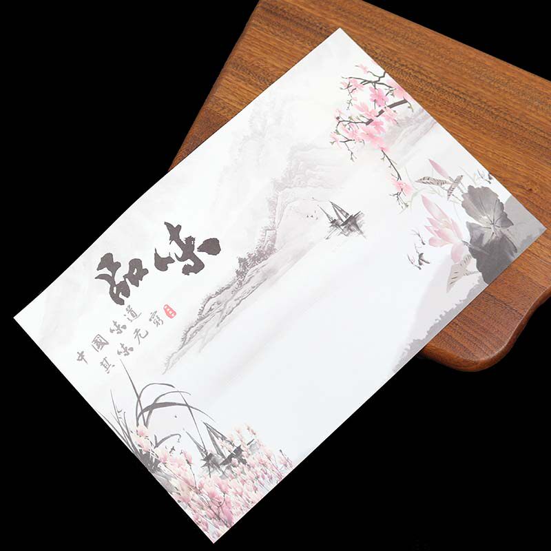 厨艺垫纸创意书法意境菜垫纸吸油纸菜品装饰垫纸盘饰冷菜围边盘饰