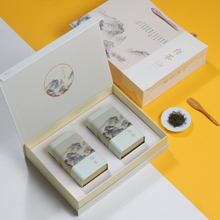 茶叶礼盒装空盒安吉白茶茶叶包装盒空罐子福鼎白茶礼盒手提礼品盒