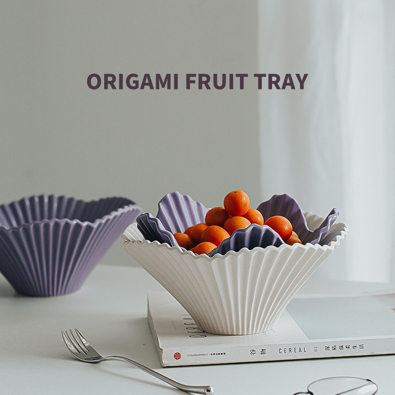 派一创意欧式家用水果盘客厅茶几陶瓷糖果零食盘干果盘2022新款,家居饰品,果盘/果篓,淘宝优惠券,粉丝福利购,淘宝优惠卷