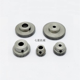 100T直齿轮碳钢1.25m七 B形1.25模90