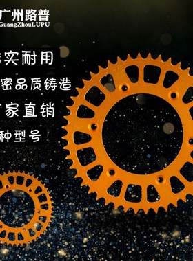 R250X 96 -05 XR650 00-07 CRF250 CRF450改装大链轮链盘牙盘齿轮