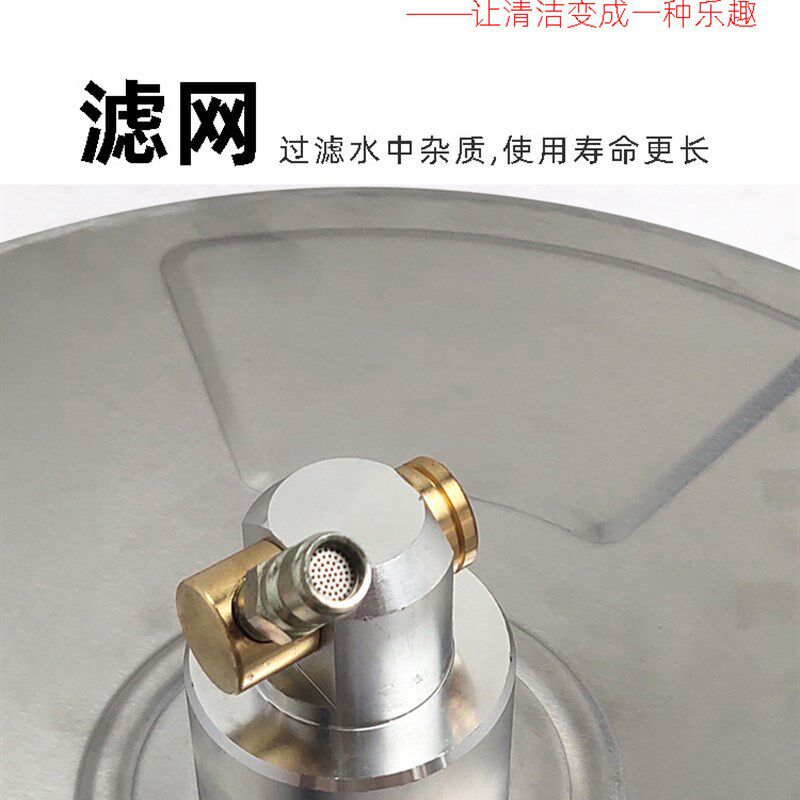 新款不锈钢洗地盘高压清洗机家用物业庭院清洗16.5英寸洗地器地面