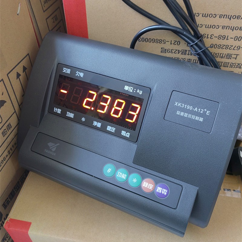 耀华称重显示器A12E称重显示器仪表3吨30吨畜牧地磅500kg机改电图片