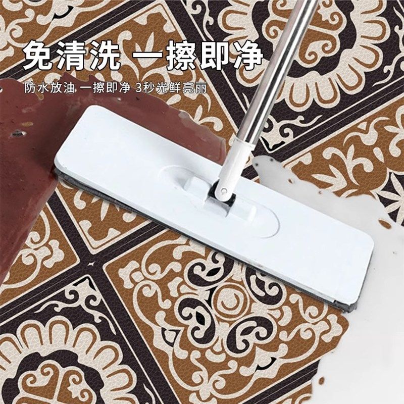 美式厨房地垫家用满铺pvc皮革防水脚垫防滑防油可擦免清洗地毯垫,居家布艺,厨房地垫,淘宝优惠券,粉丝福利购,淘宝优惠卷