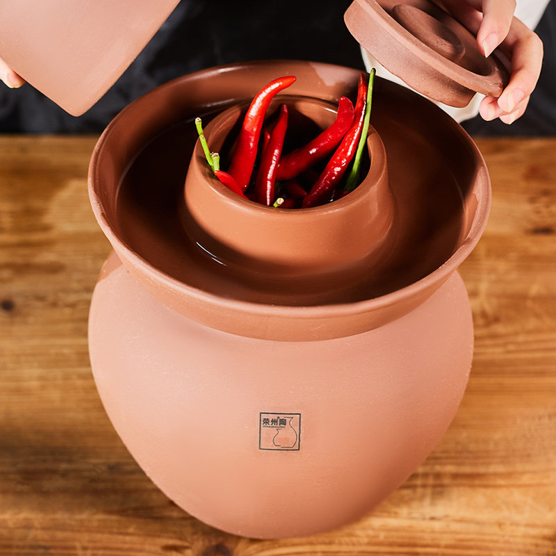 荣州陶12斤水容量土陶无釉泡菜坛子家用老式酸菜坛四川细陶泡菜罐,厨房/烹饪用具,泡菜罐/坛,淘宝优惠券,粉丝福利购,淘宝优惠卷