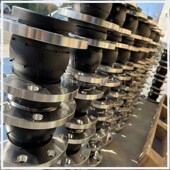 304不锈钢橡胶软接头可曲挠软连接管道减震器DN25