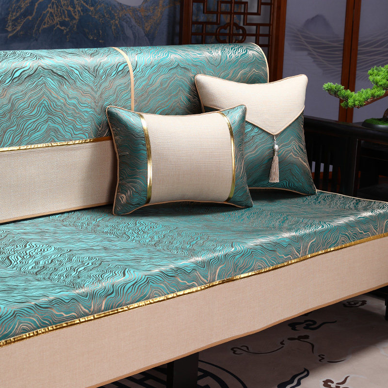 中式红木沙发垫四季通用套罩防滑实木罗汉床坐垫定制靠背巾家具,居家布艺,沙发垫,淘宝优惠券,粉丝福利购,淘宝优惠卷