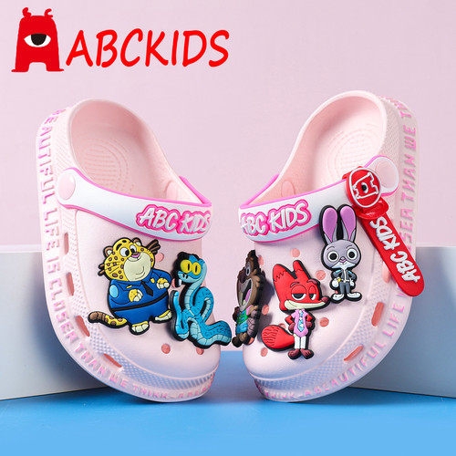 ABCKIDS女童防滑软底洞洞鞋