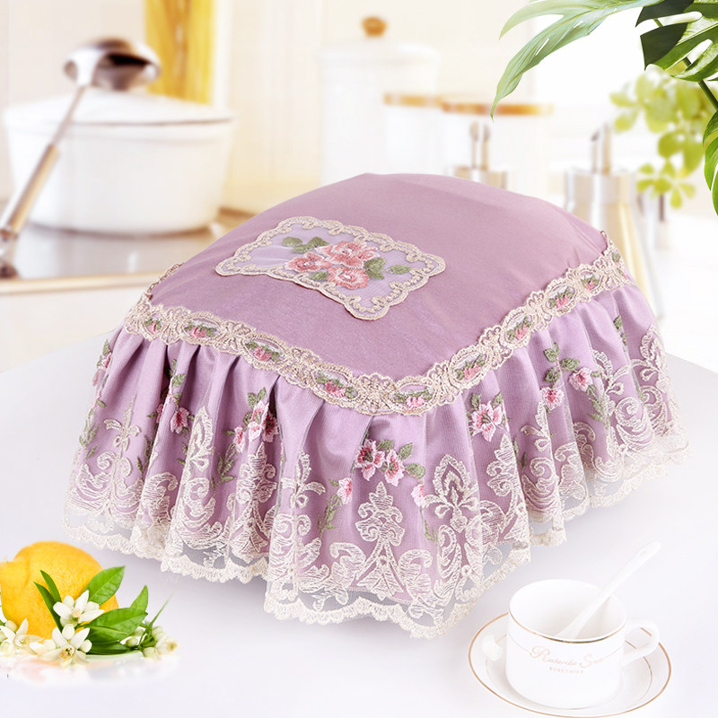 新电饭煲防尘罩布艺蕾丝电饭锅罩压力锅多用盖巾刺绣花片防油盖布,居家布艺,万能盖巾,淘宝优惠券,粉丝福利购,淘宝优惠卷
