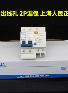 大孔漏电保护开关DZ47LE-63家用总闸220V漏保32A63A漏电断路器