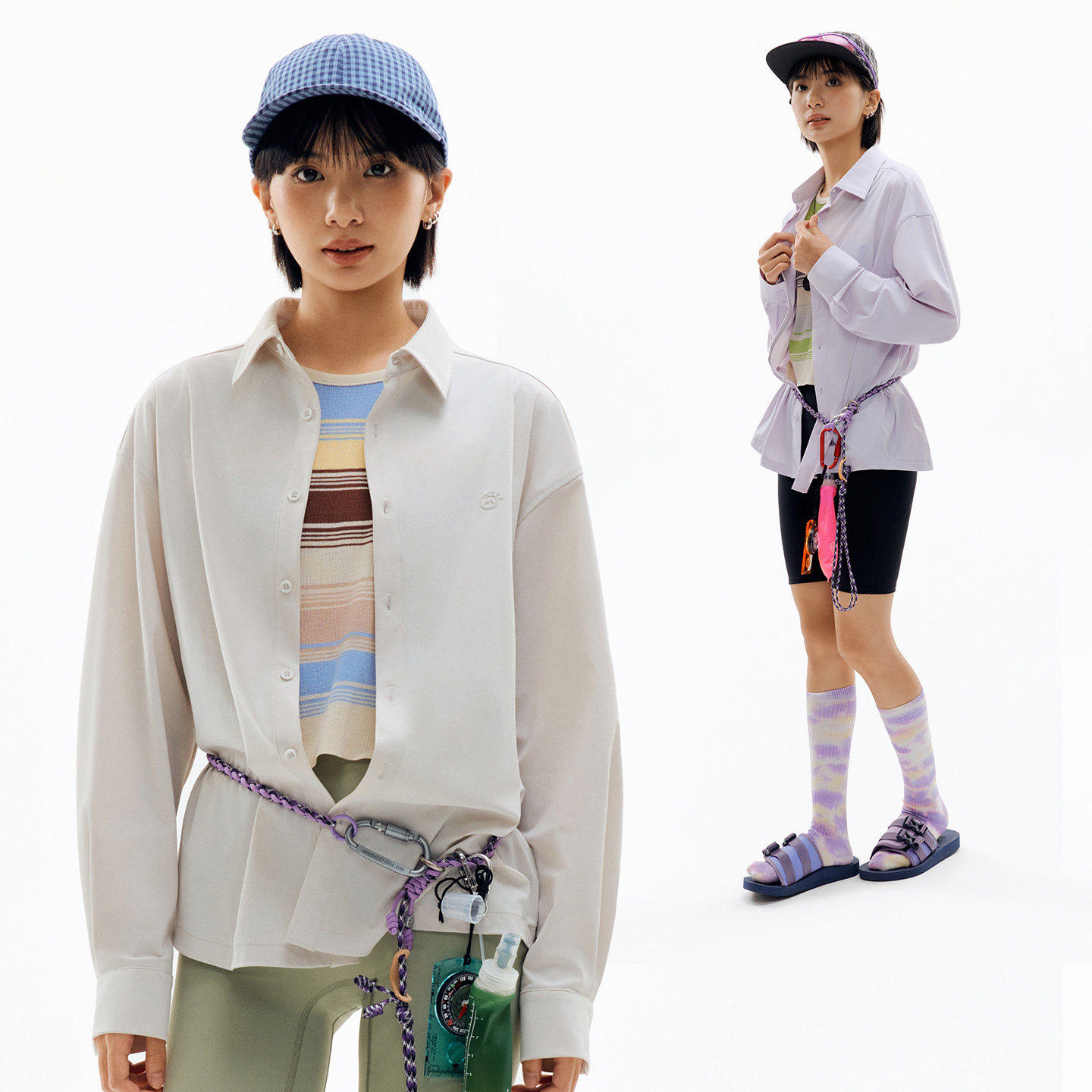 探拓户外防晒衣女衬衫宽松透气