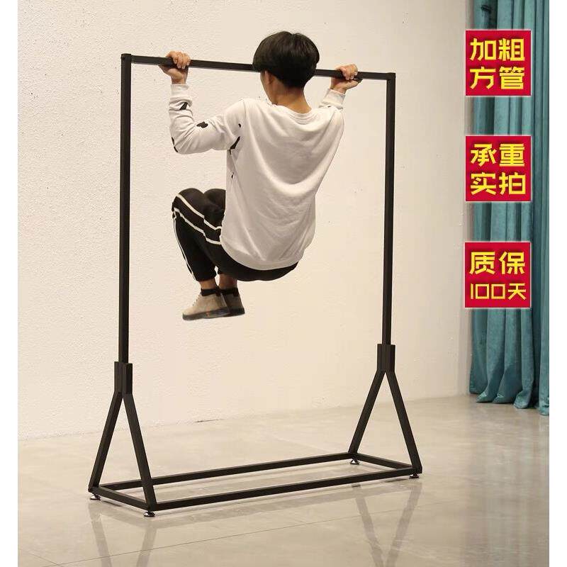 欧式铁艺服装架展示架 落地式婚纱陈列架 服装店货架侧挂龙门衣架