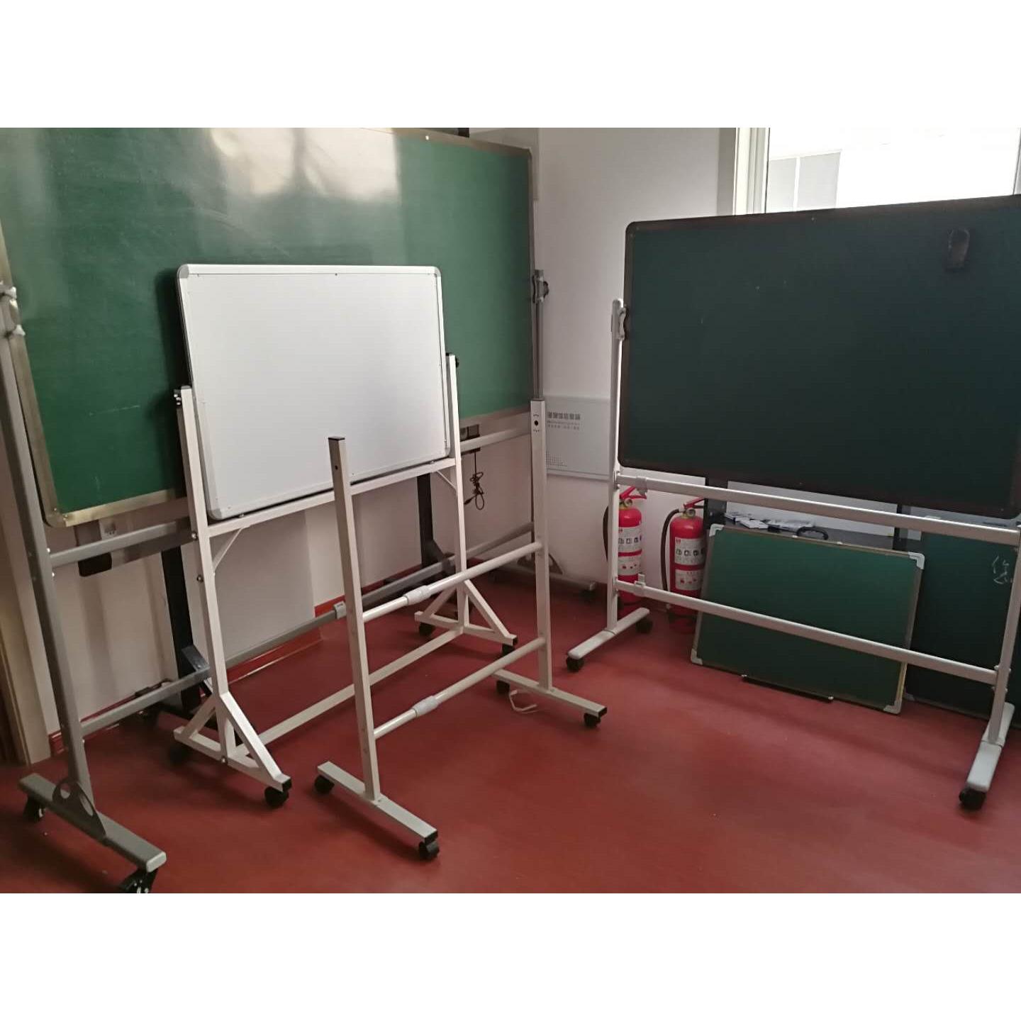 定制家用办公移动支架式写字板教学培训班双面绿板白板黑板磁性板