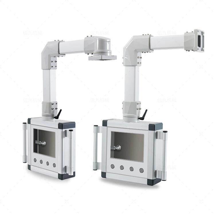 触摸屏悬臂式控制箱总成铝合金人机界面操作箱4560可旋转摇杆箱总