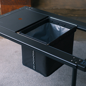 喜登乐IGT框架黑化工作台黑色框架黑色桌腿黑色不锈钢板