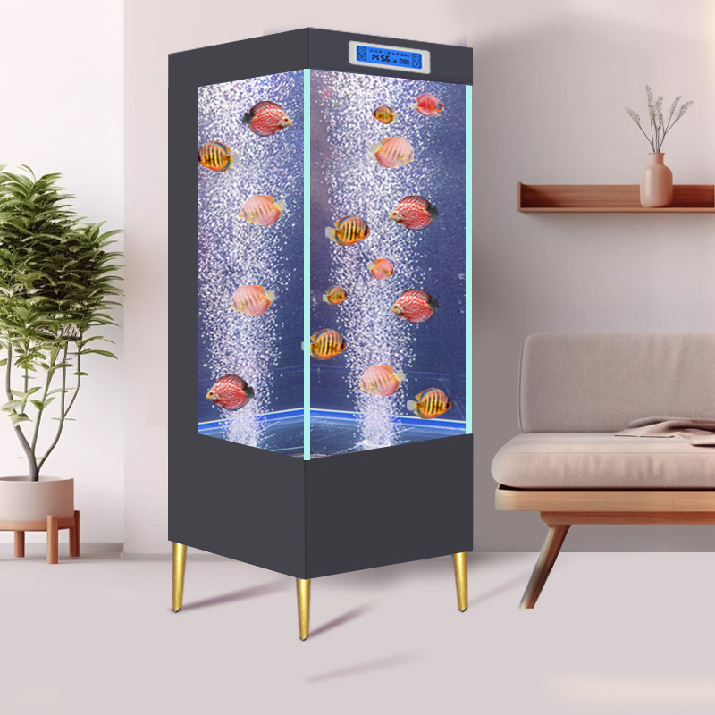 江彩鱼缸自得边几超白玻璃水草缸落地免换水家用客厅中小型水族箱,宠物/宠物食品及用品,底柜/落地缸,淘宝优惠券,粉丝福利购,淘宝优惠卷