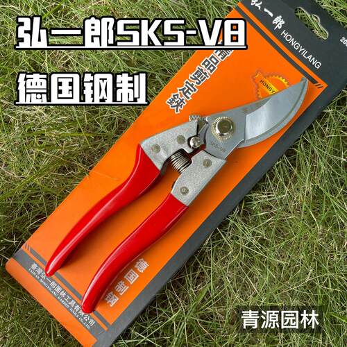 弘一郎修枝剪刀果树剪粗枝剪家用手剪花剪园林剪枝剪工具