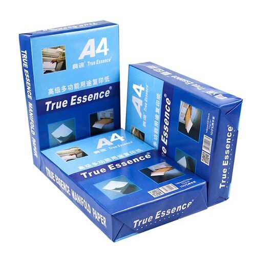 真谛A4打印纸复印纸办公用品70g木浆a4打印白纸凭证纸草稿纸 一箱