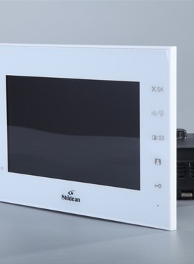 shidean视得安2009系统室内分机视得安C160W对讲门铃网线插口C631