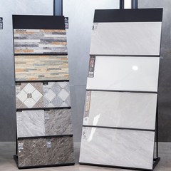 瓷砖展示架400800地砖墙砖样品展架石材大理石陶瓷架子落地式斜放