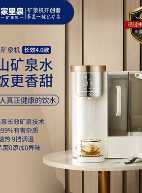 家里泉矿泉机长效4.0 桌面净水器直饮加热All瞬热饮水机台式家