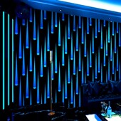 ktv墙纸 饰科技感电竞房间壁纸 闪光墙布3d立体大厅音乐酒吧包厢装