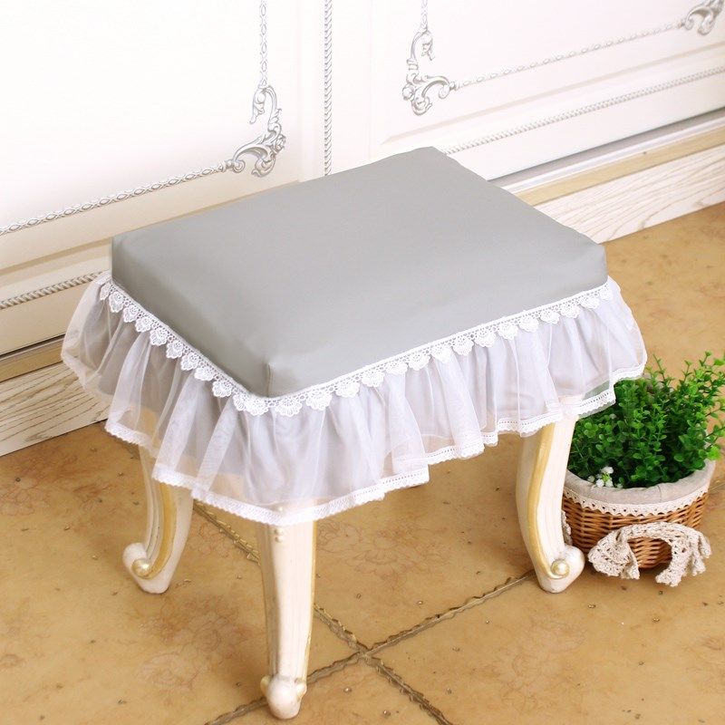 新防油防水防猫爪小羊皮蕾丝凳子罩床头柜罩小椅子垫板凳套凳子垫,居家布艺,桌布,淘宝优惠券,粉丝福利购,淘宝优惠卷