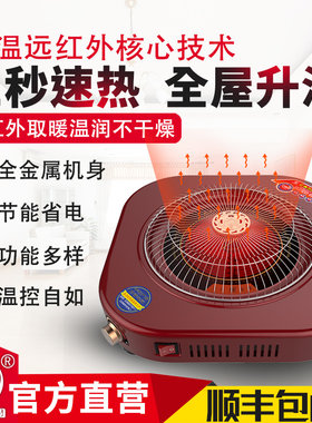 三元电火盆取暖器家用暖脚器冬季远红外电烤火盆节能省迷你烤火炉