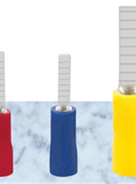 DBV5.5-14冷压 片形接线端子 扁针型预绝缘端头500只