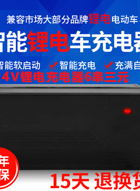 7串3.7v三元聚合物锂离电池电动车充冲电器24V伏29.4V2AV5A10安