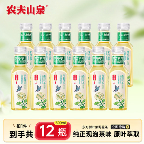 农夫山泉东方树叶500ml陈皮白茶