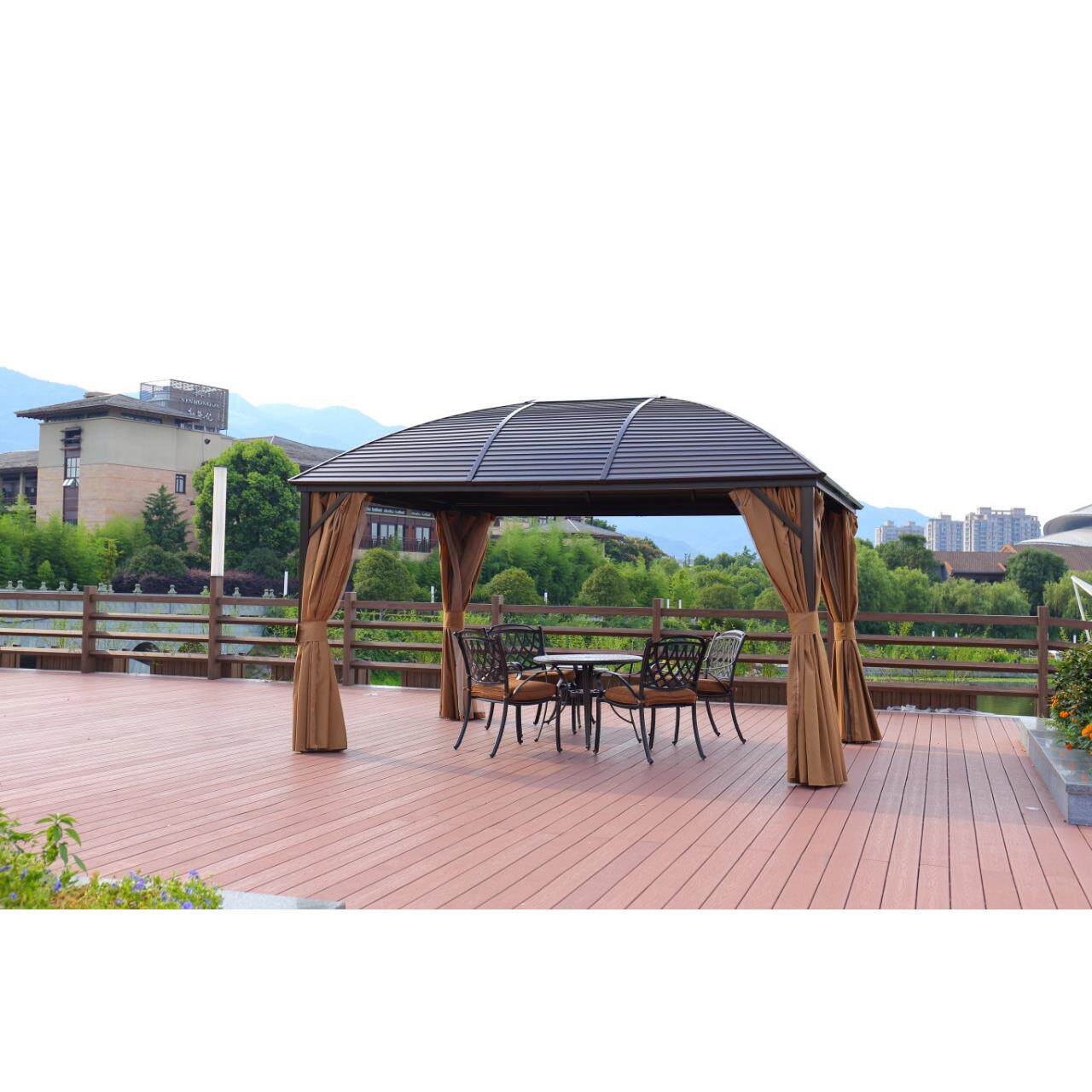 罗马遮阳棚帐篷户外露营餐饮室外高端遮阳篷雨篷宴会展会活动凉篷