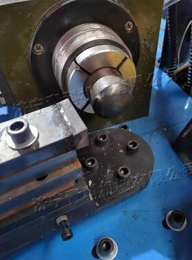 2.2kw平头钢管旋压机 40型金属管子封口机 圆头铁管管端封头机