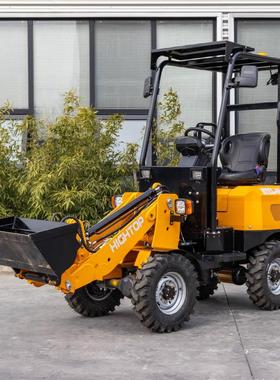 厂家供应座驾式电动装载机 HTEL06市政工程小铲车 农用大棚装载机