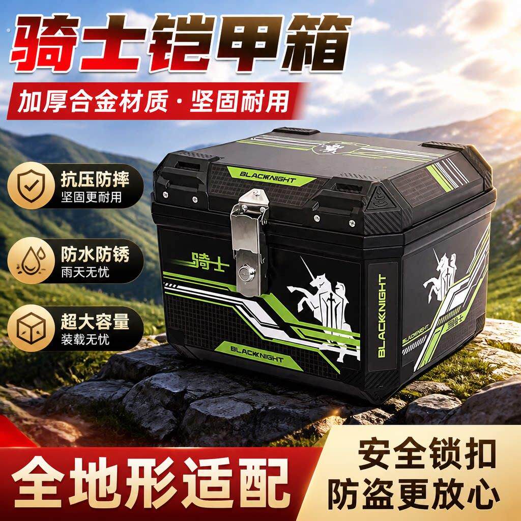 电动车尾箱大容量后备箱踏板车箱摩托车行李箱大号通用特外卖餐箱