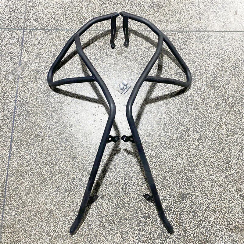适用碳钢AFR125保险杠前后护杠城市之鹰防摔撞杠HJ125T-27改装件