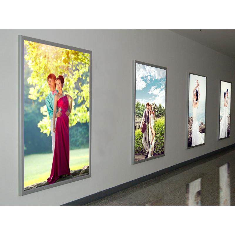 定做led超薄灯箱发光海报广告牌店铺用单面室内奶茶点餐点菜招牌