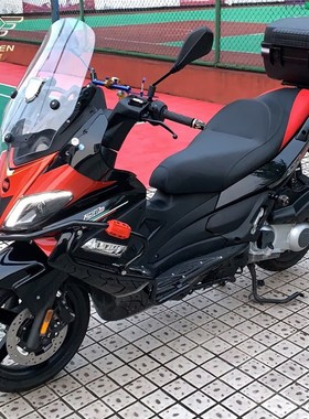 适用于阿普利亚踏板车SRMAX250/300保险杠护杠前包围防摔杠加装改